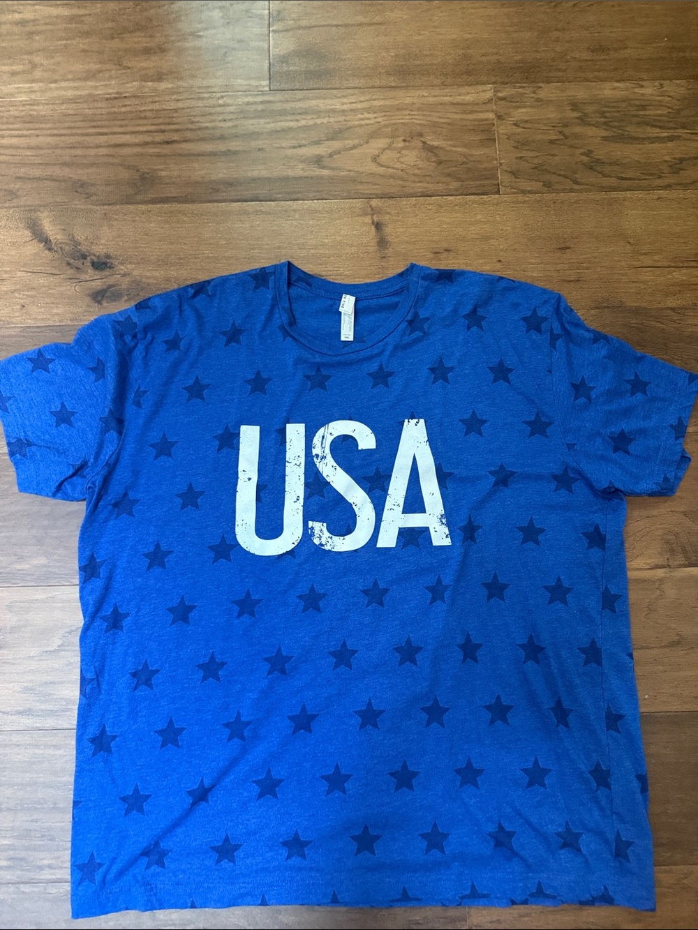 USA Graphic Short Sleeve T‑Shirt - Blue